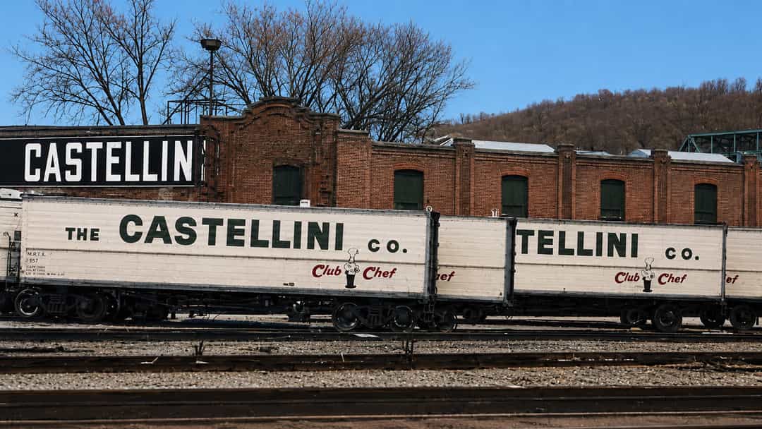 Vintage Photo of castellini semi trucks